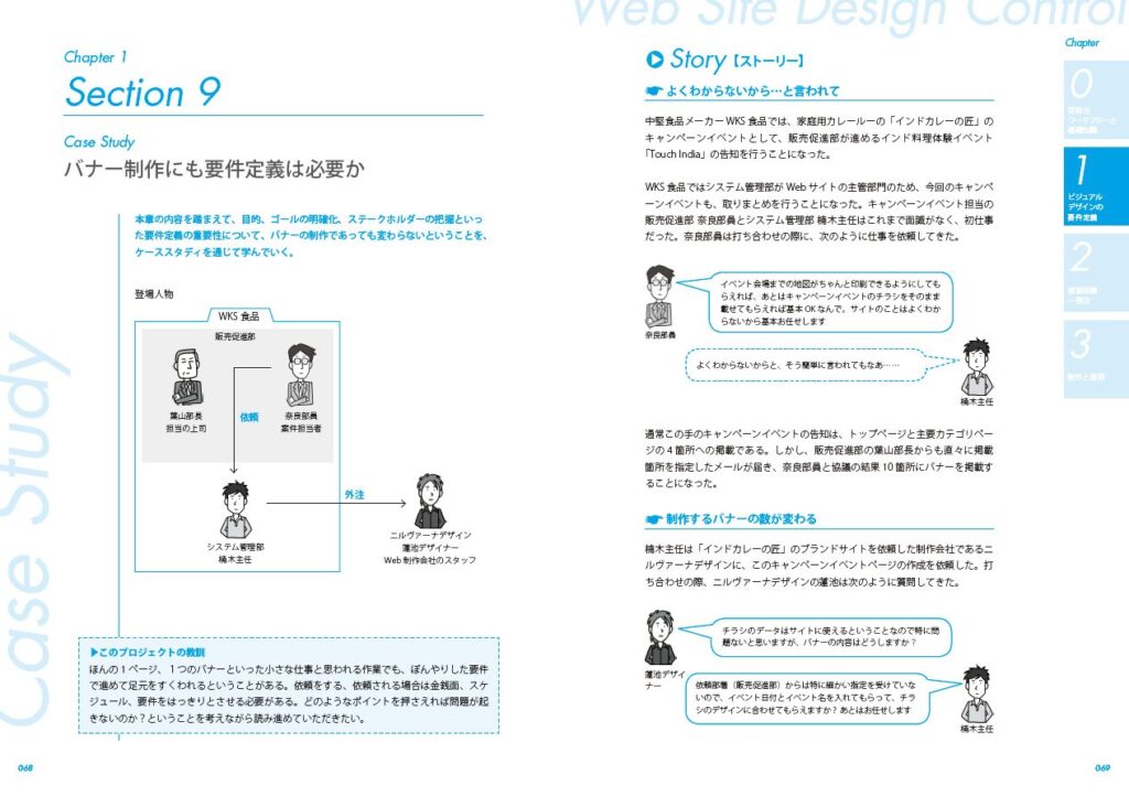 「Webデザイン受発注のセオリー」書籍中面イメージ